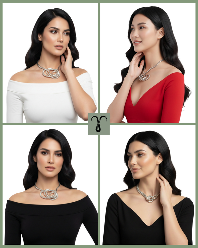 گردنبند ماری منعطف برند Shein