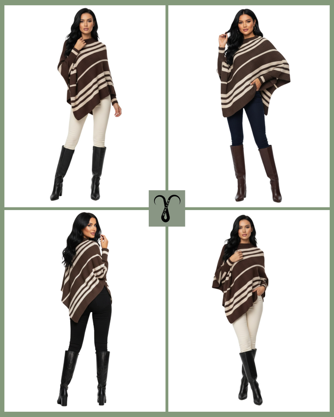 ژاکت پانچو جذاب از برند Shein