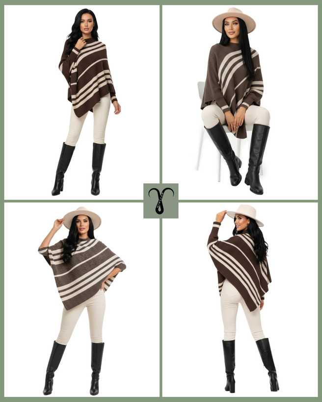 ژاکت پانچو جذاب از برند Shein