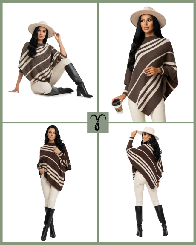 ژاکت پانچو جذاب از برند Shein