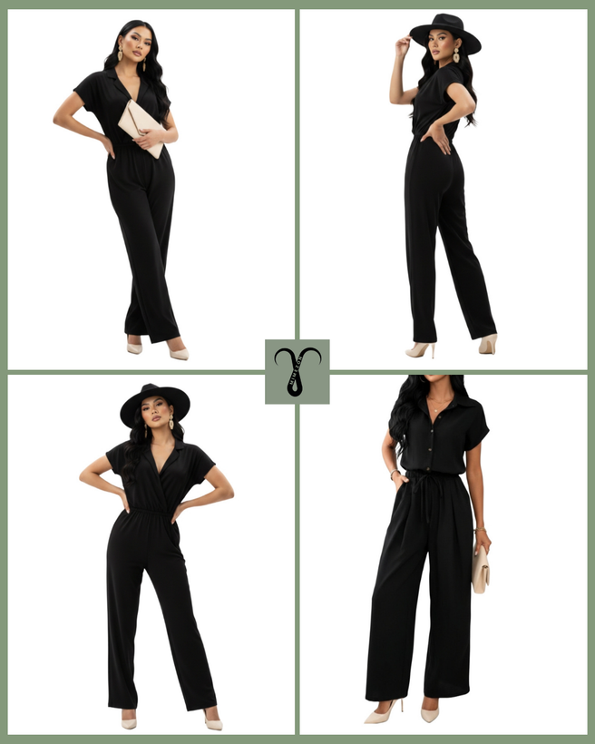 سرهمی اورال مشکی لینن از برند Shein