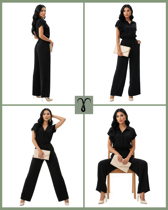 سرهمی اورال مشکی لینن از برند Shein