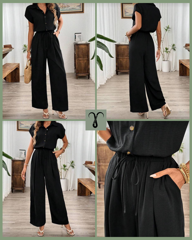 سرهمی اورال مشکی لینن از برند Shein