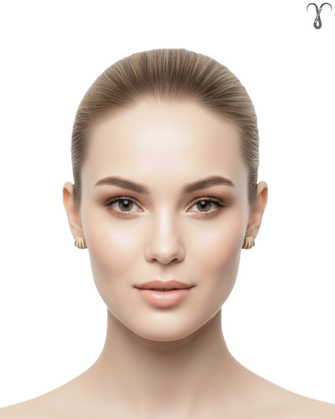 گوشواره نگین سواروسکی آلمانی از برند Tosh