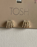 گوشواره نگین سواروسکی آلمانی از برند Tosh