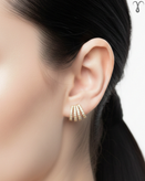 گوشواره نگین سواروسکی آلمانی از برند Tosh