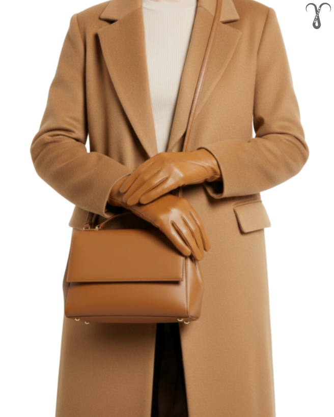 دستکش چرم زنانه شیک