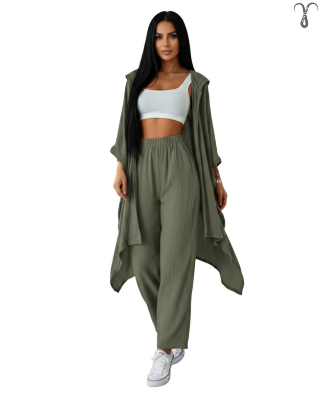 ست شلوار و هودی آستین خفاشی برند Shein