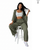 ست شلوار و هودی آستین خفاشی برند Shein