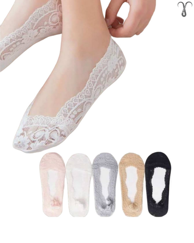 پک پنج تایی جوراب گیپور کالج استپر دار برند Shein