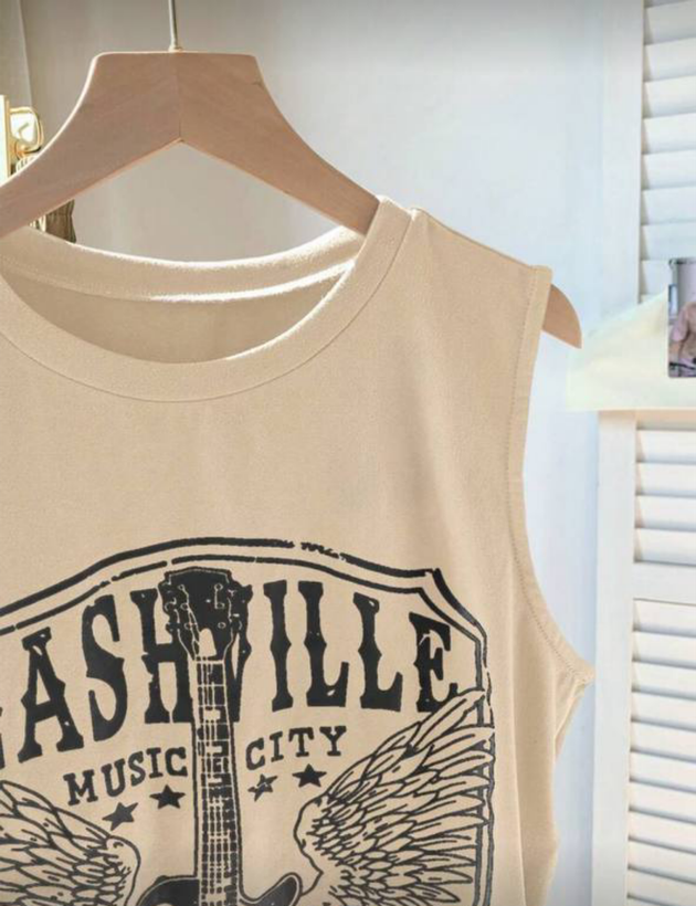 کراپ تاپ جذاب طراحی فستیوال موزیک برند shein