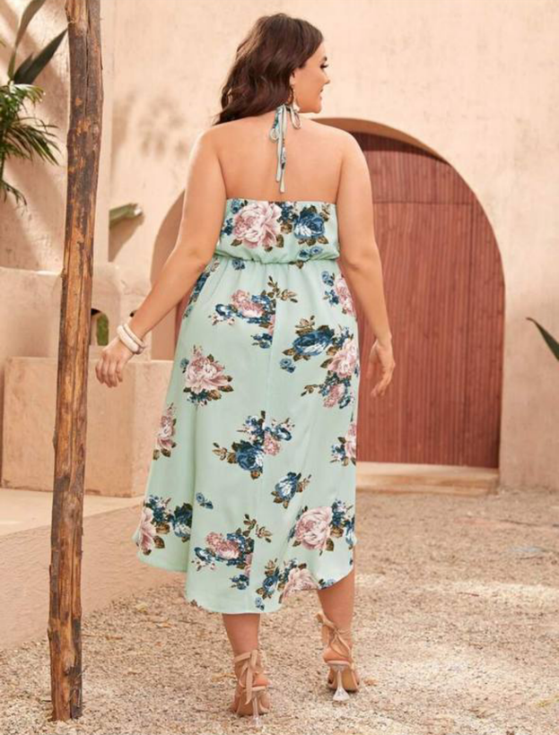 پیراهن زنانه مجلسی کمرکشی برند Shein