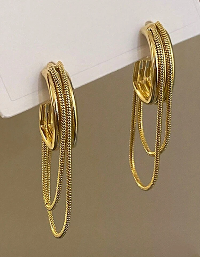 گوشواره رنگ ثابت زیبا از برند Shein