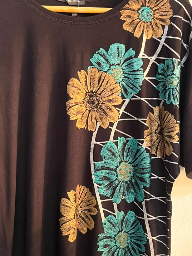 بلوز زنانه نخی کشی ترک کد 0245