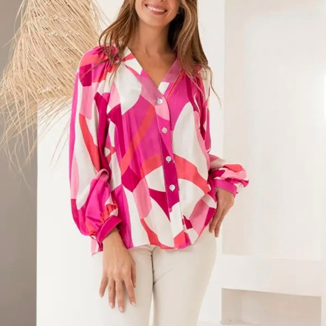 شومیز مجلسی سیلک برند Shein کد 0256