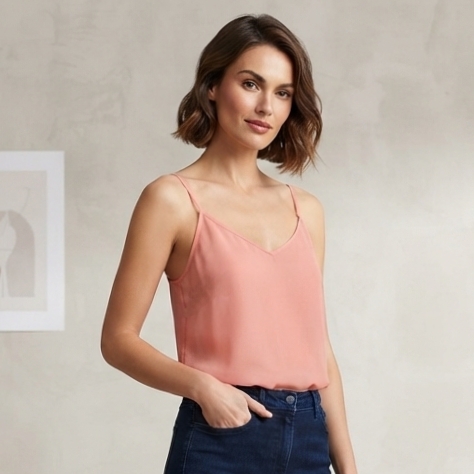 تاپ زنانه کرپ حریر برند Dorothy Perkins کد 0275