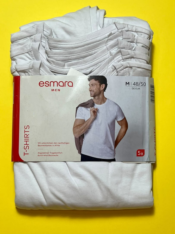 تیشرت مردانه نخی پنبه برند Esmara کد 0284