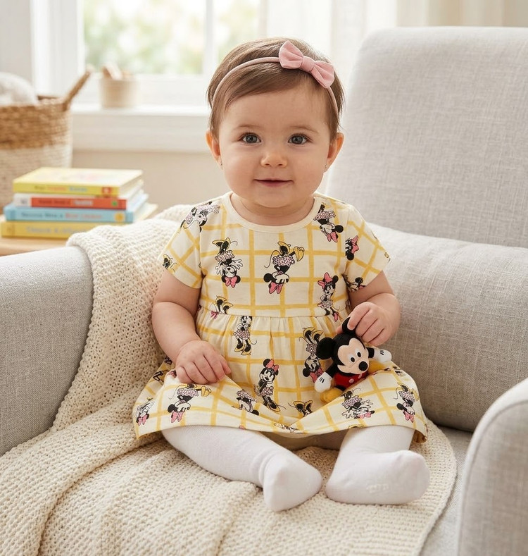 ست بلوز و جوراب شلواری بچگانه برند Primark کد 0323