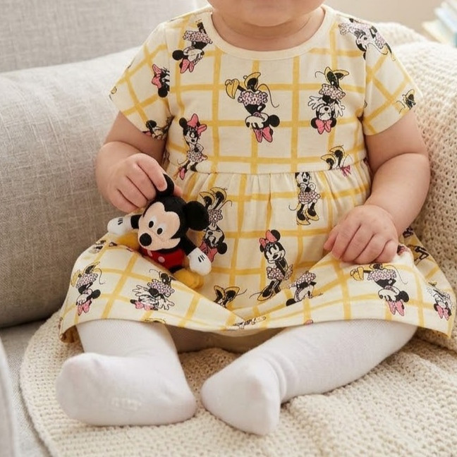 ست بلوز و جوراب شلواری بچگانه برند Primark کد 0323