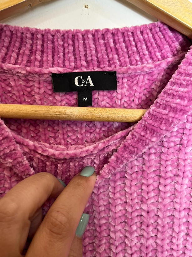 ژاکت بافت زنانه حوله ای برند C&A کد0326